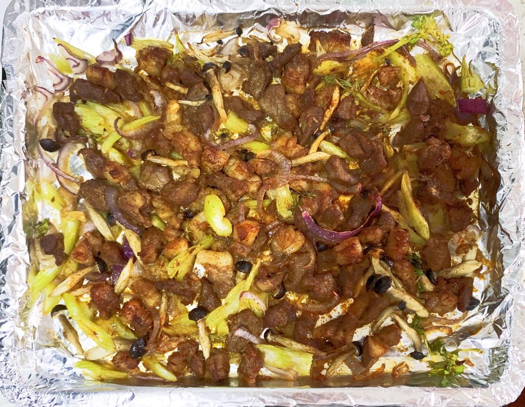 烤羊肉串
（烤箱版）