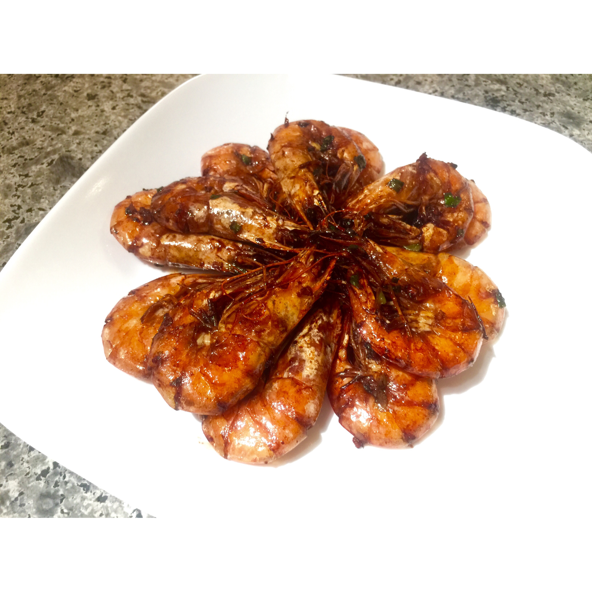 豉油皇煎虾