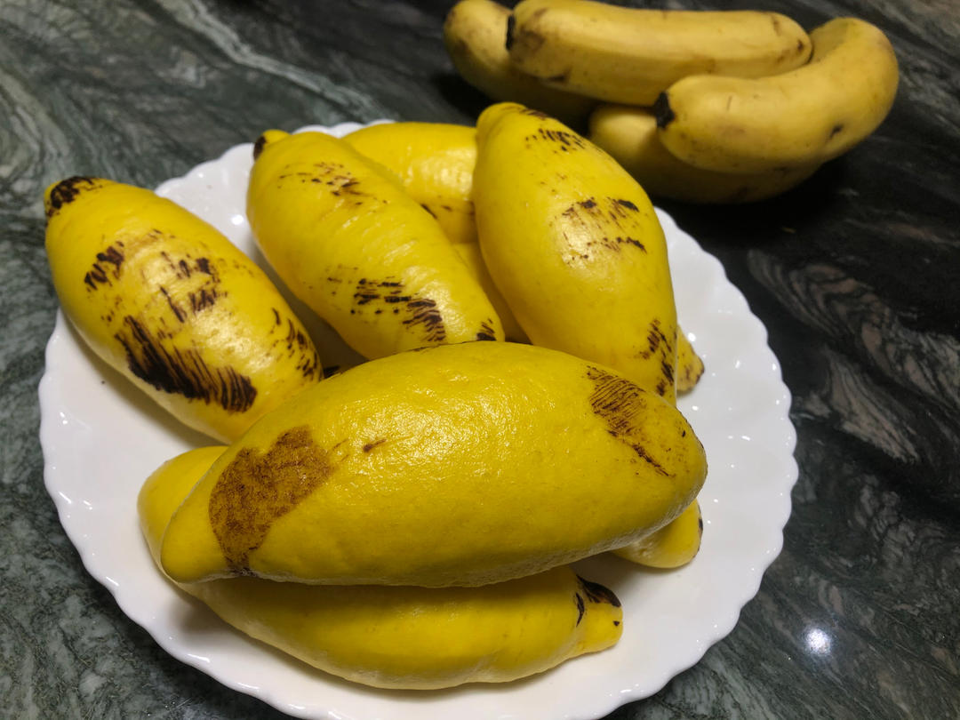 卡通馒头-象形香蕉馒头