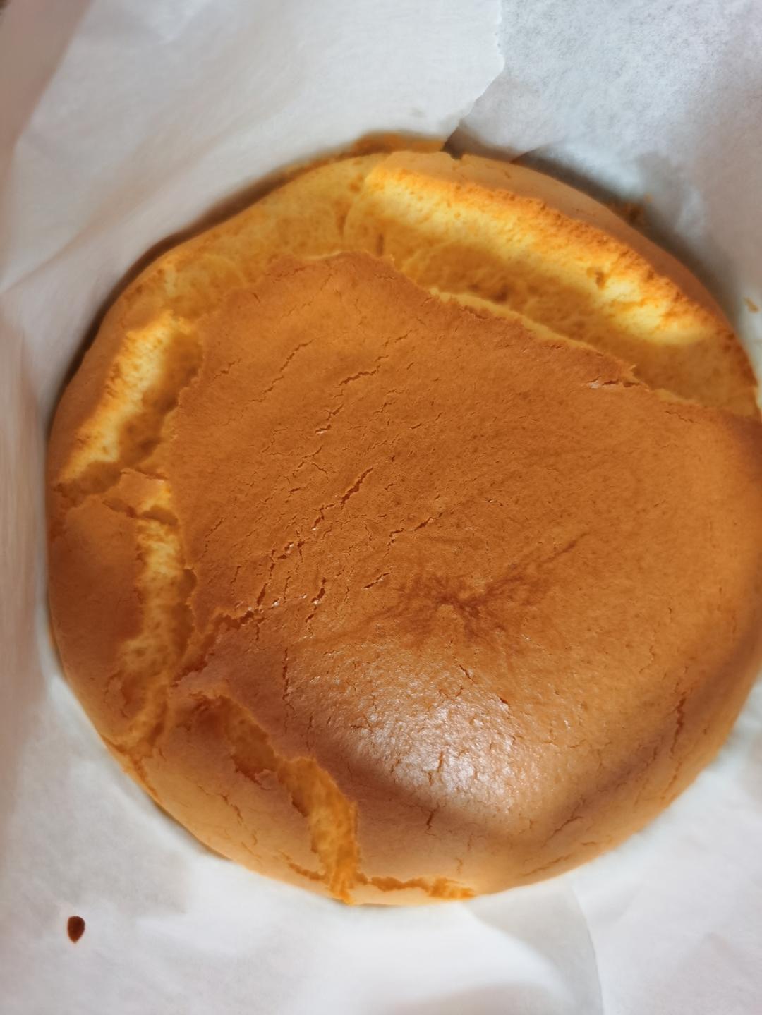 很努力才能失败的轻乳酪蛋糕     隔离食记1⃣️7⃣️