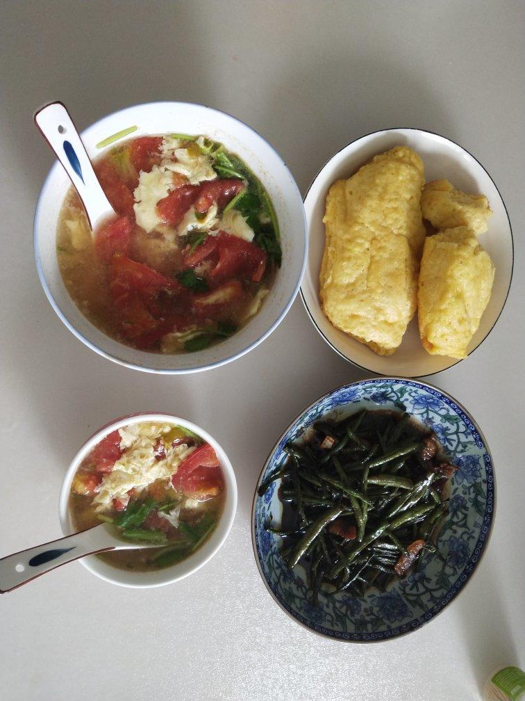 鸡蛋柿子汤