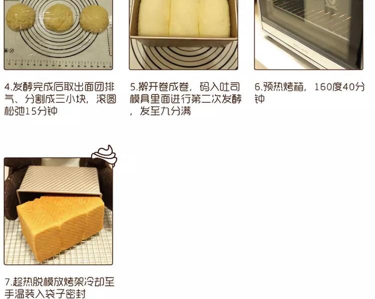 纯奶手撕吐司的做法 步骤1