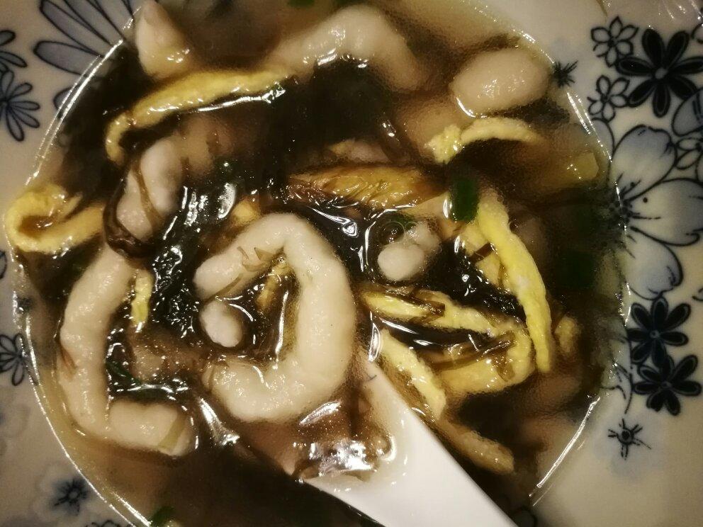 团团圆圆的Q弹鲜美紫菜虾滑汤🍲