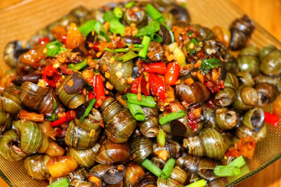 清明螺，赛只鹅——爆炒螺蛳