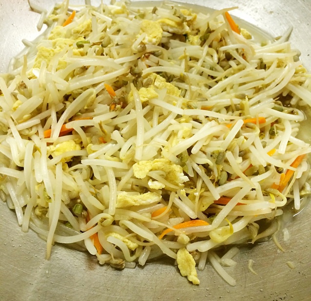豆芽炒鸡蛋