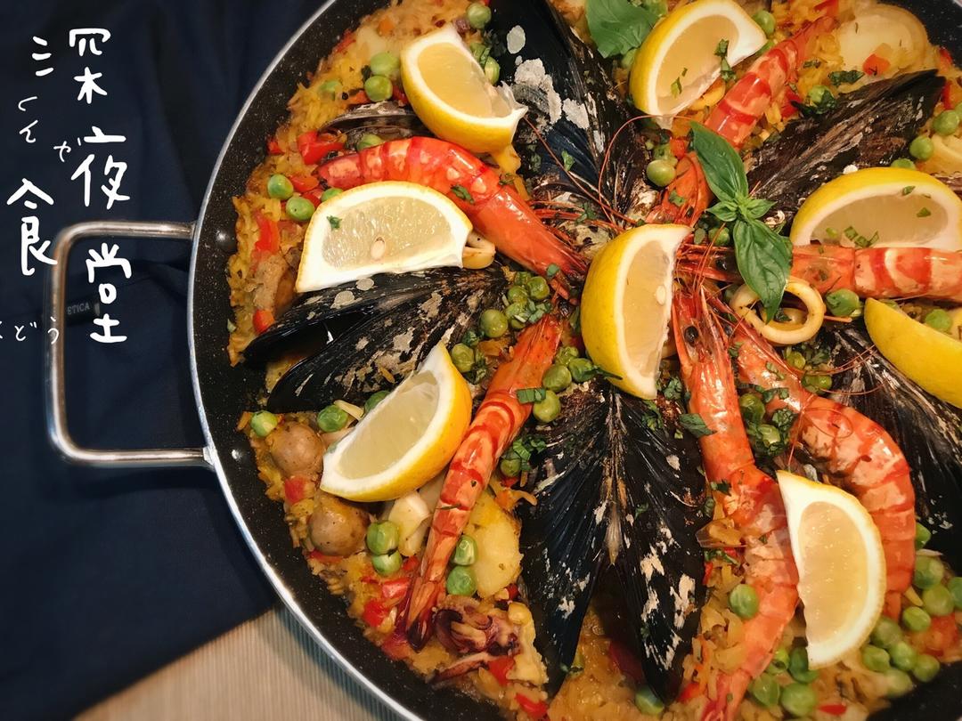 【曼食慢语】Seafood Paella 西班牙海鲜饭