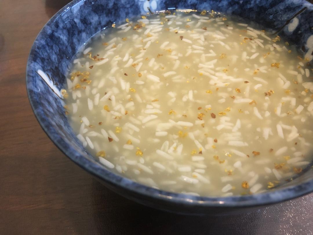 【桂花酒酿圆子】