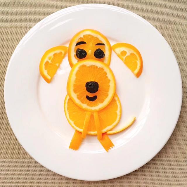 趣味水果拼盘—大象