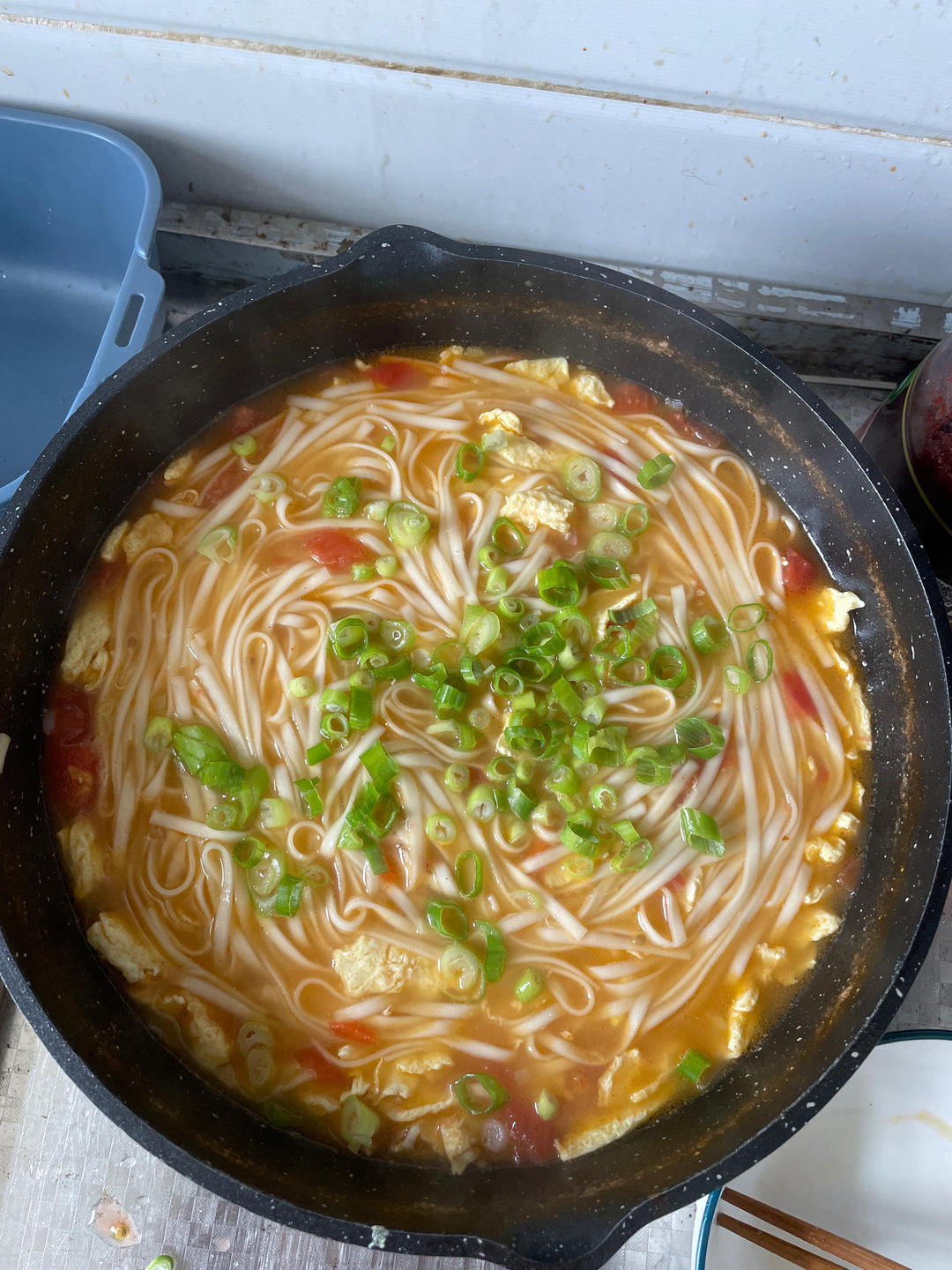 汤都要喝光的西红柿鸡蛋面