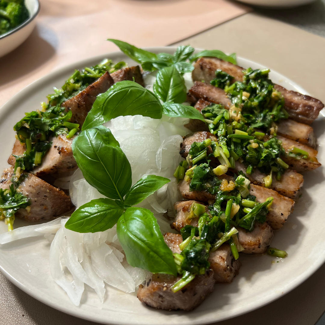 3步香煎金枪鱼（秘制蘸酱）