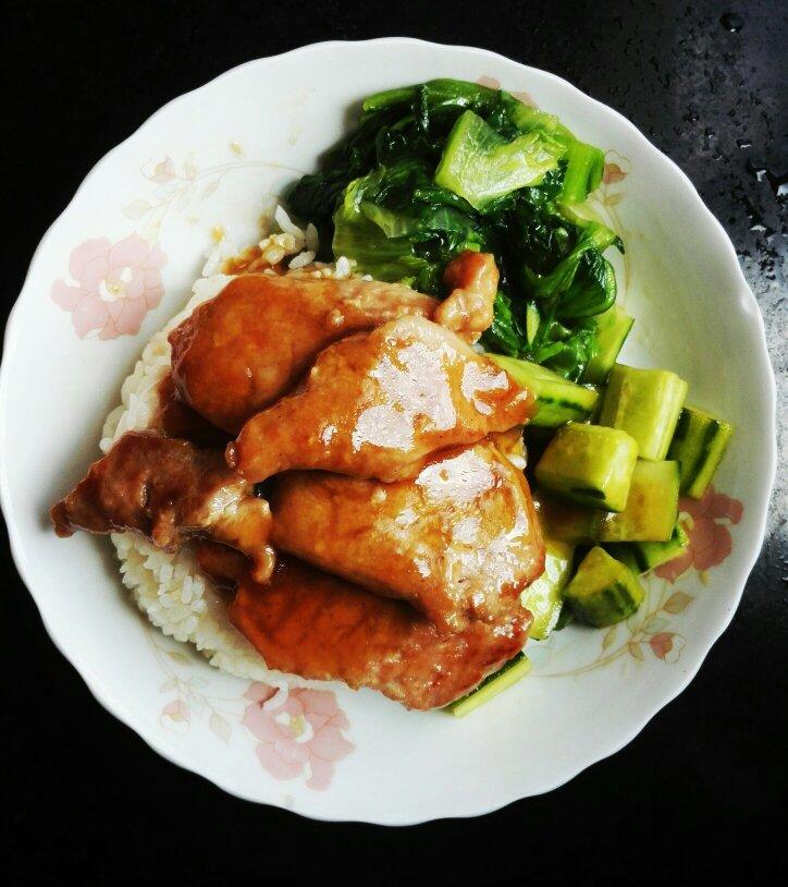 猪扒饭