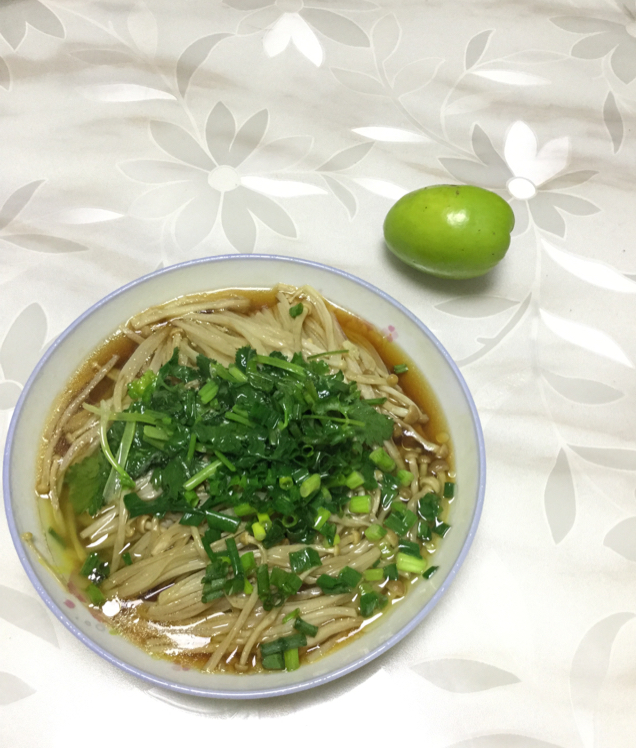 油泼金针菇