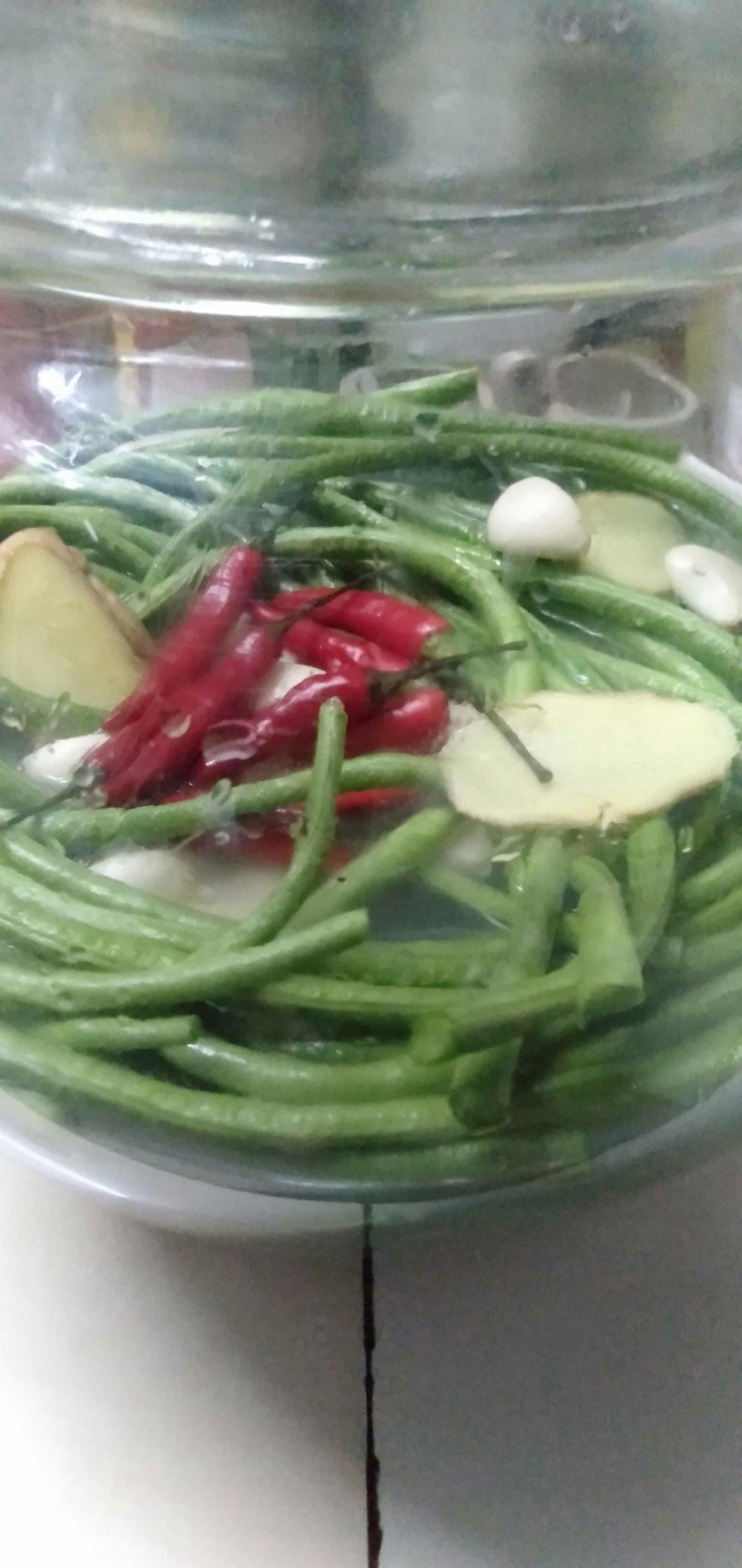 自制酸豆角（史上最简单三天完成）