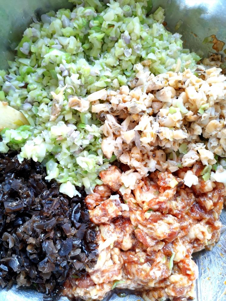 三鲜饺子～芸豆、蛤蜊、猪肉馅