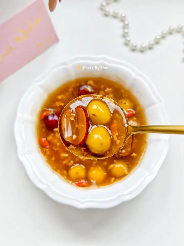 【经期必喝】红糖藕粉南瓜丸子羹