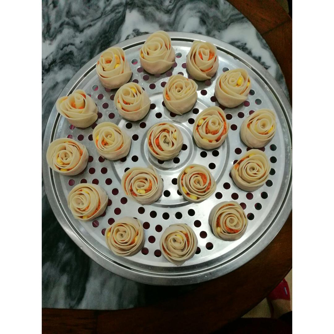 meat_meat_lau做的玫瑰花饺子