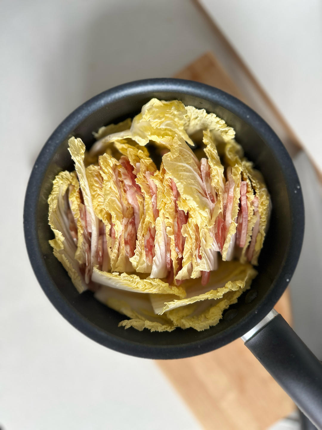 五花肉白菜千层锅