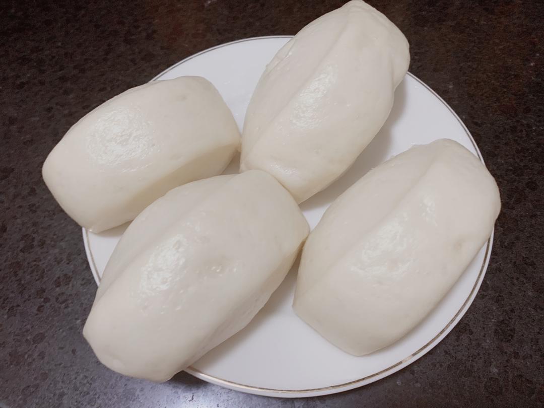 纯手工奶香馒头【无泡打粉，无添加】