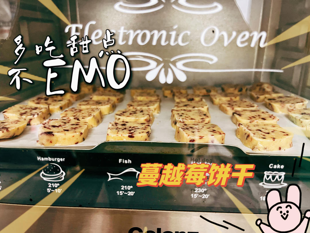 蔓越莓饼干的做法（烤箱做饼干）