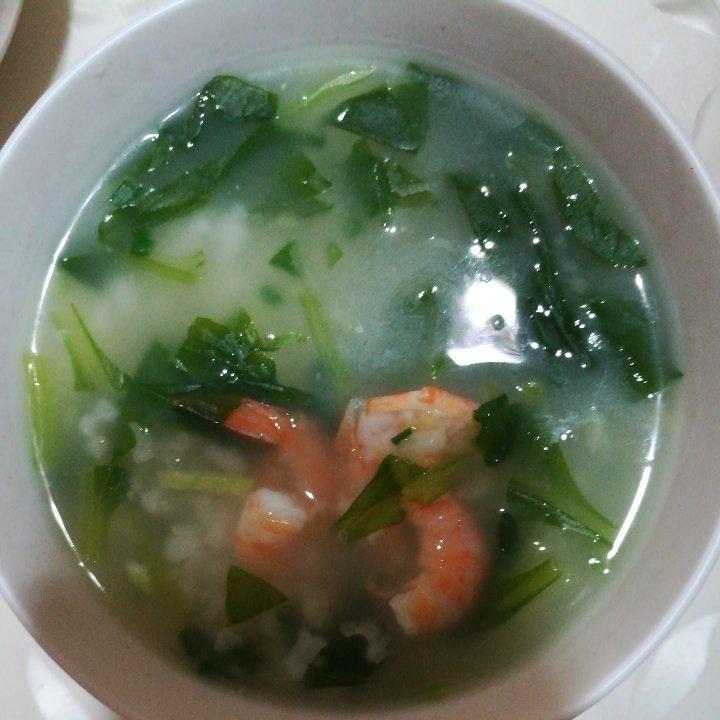 鲜虾砂锅粥