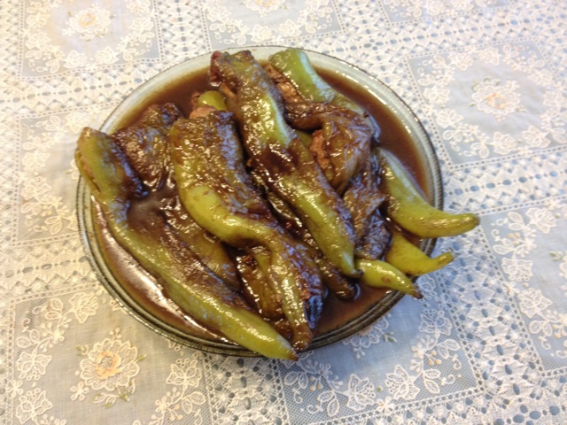 虎皮尖椒酿肉
