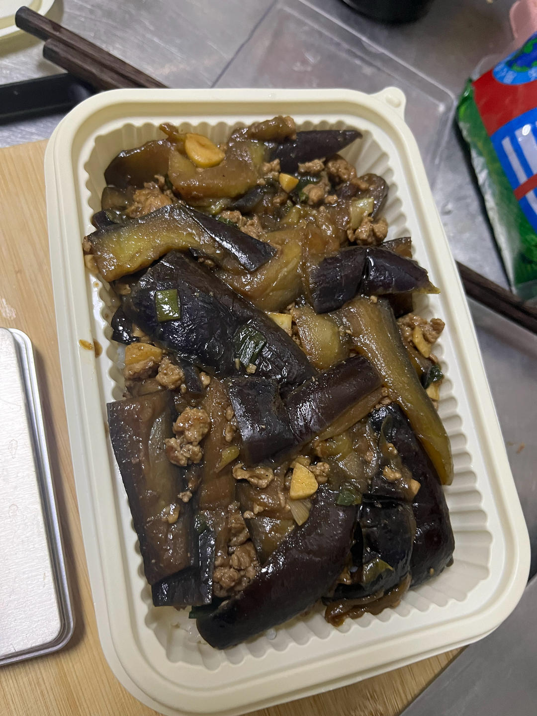 超级下饭酱香味肉末茄子