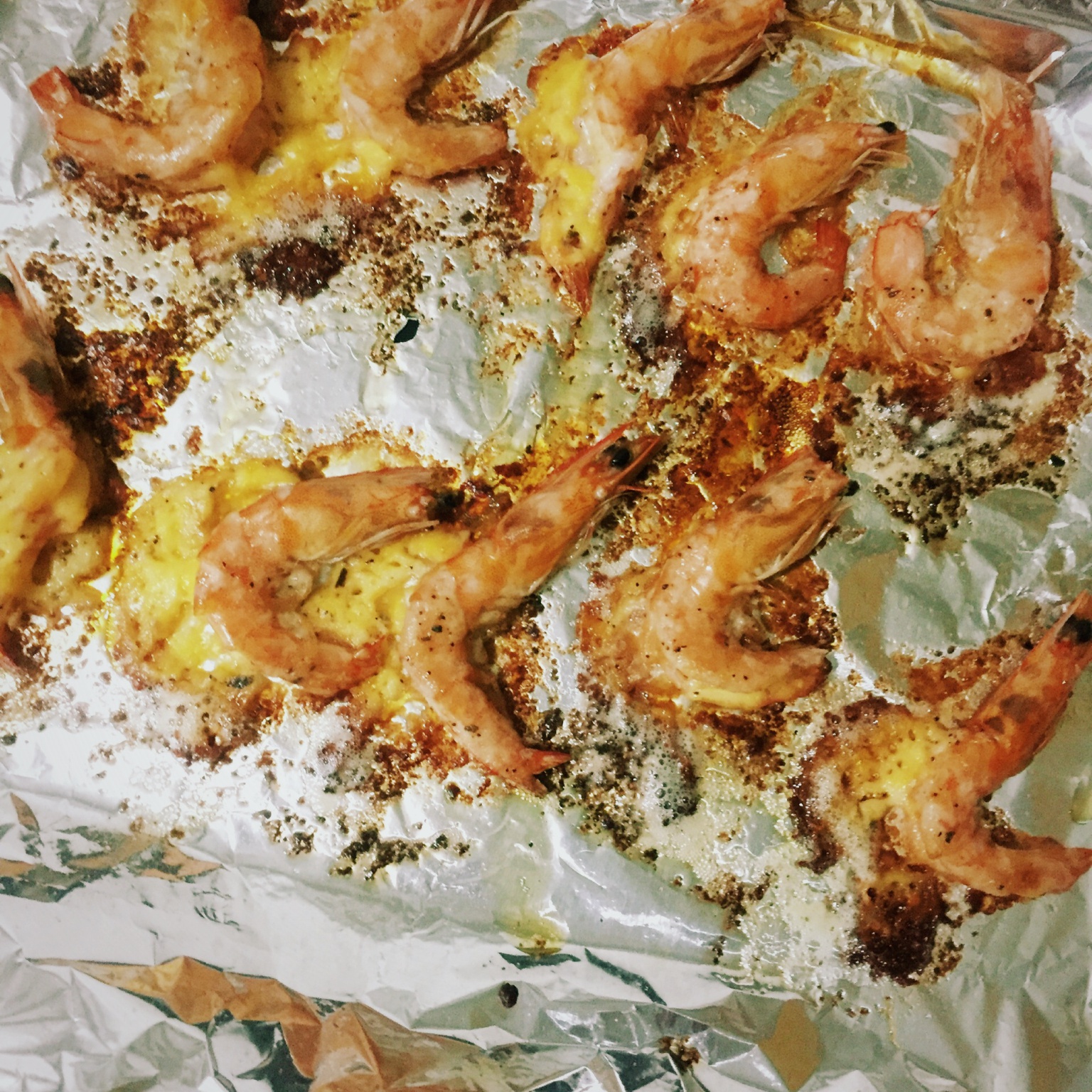 芝士烤虾（无蒜蓉版）