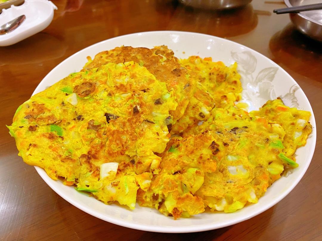 白菜鸡蛋早餐饼