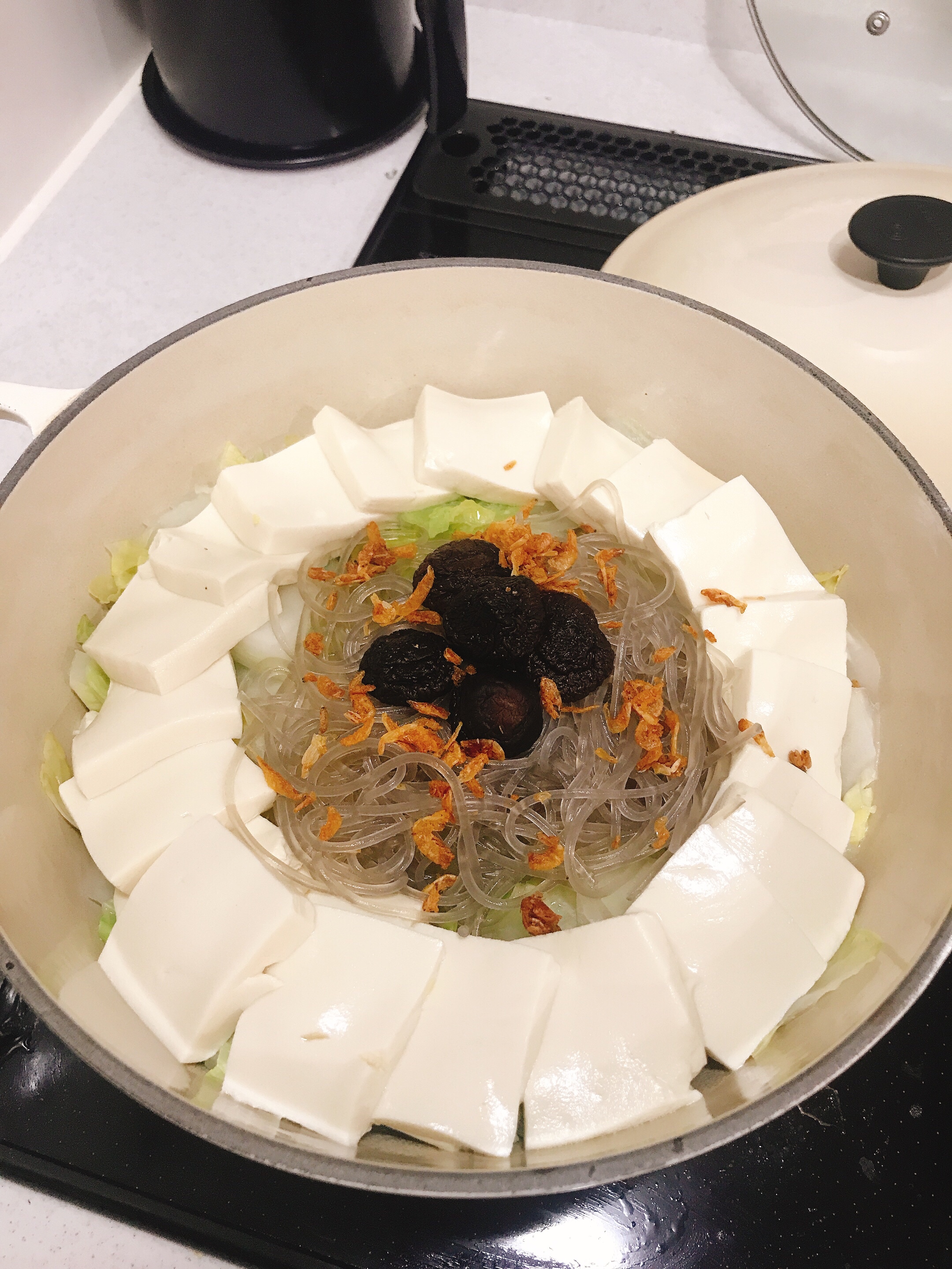 超简单的白菜豆腐锅的做法