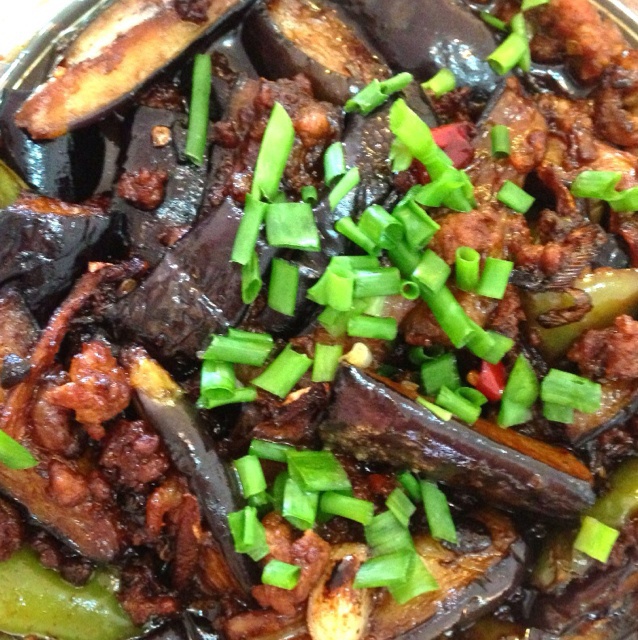 酱香肉末烧茄子