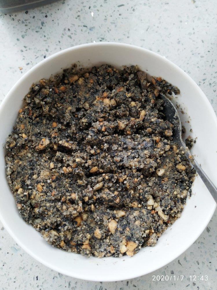 中式酥饼（黑芝麻枣沙馅＋椒盐馅料）