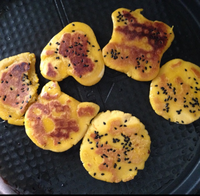 芝麻南瓜饼