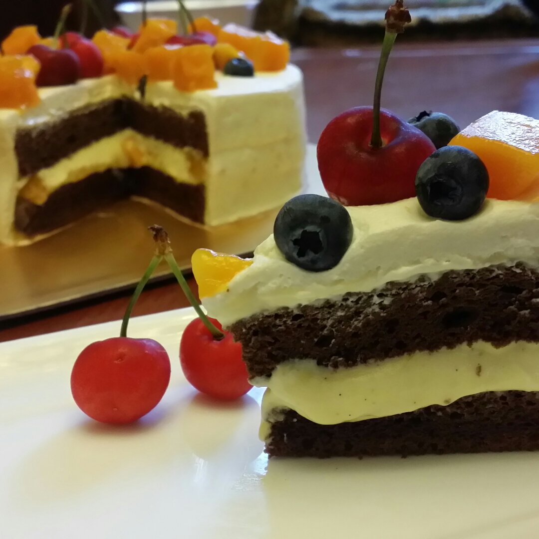 果子学校可可戚风