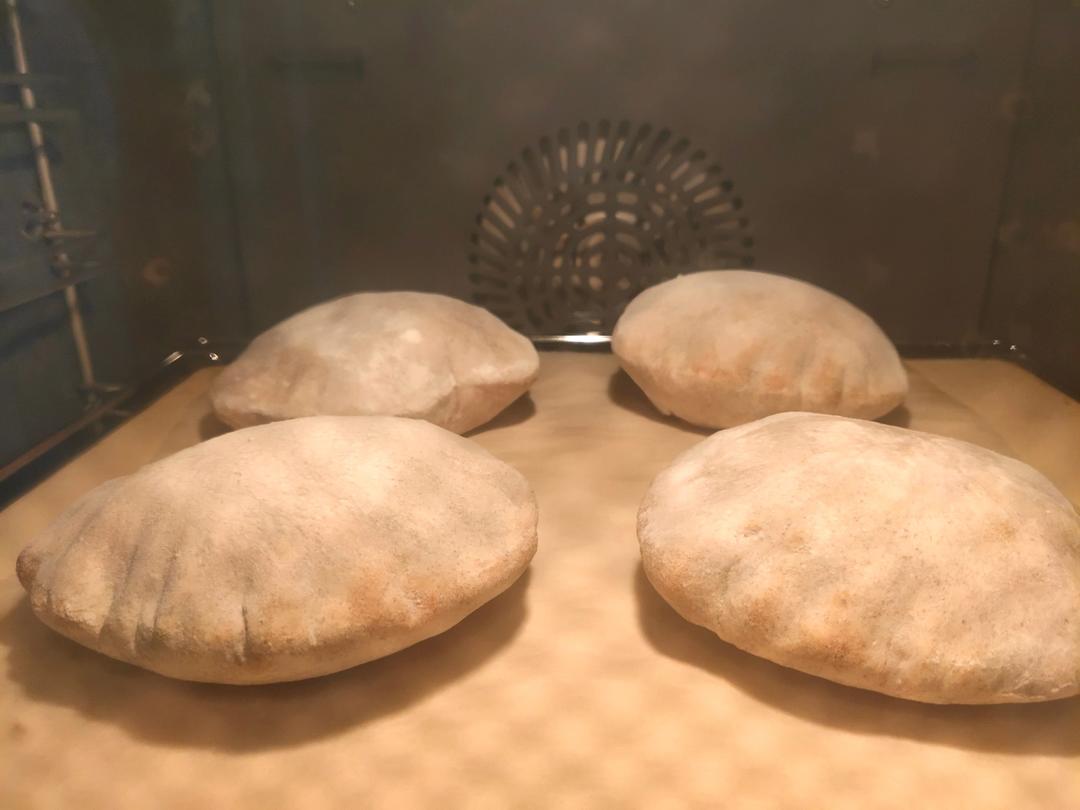 超快手的三明治伴侣| 冷藏法鲁邦种全麦口袋面包（Pita Bread）|消耗鲁邦种