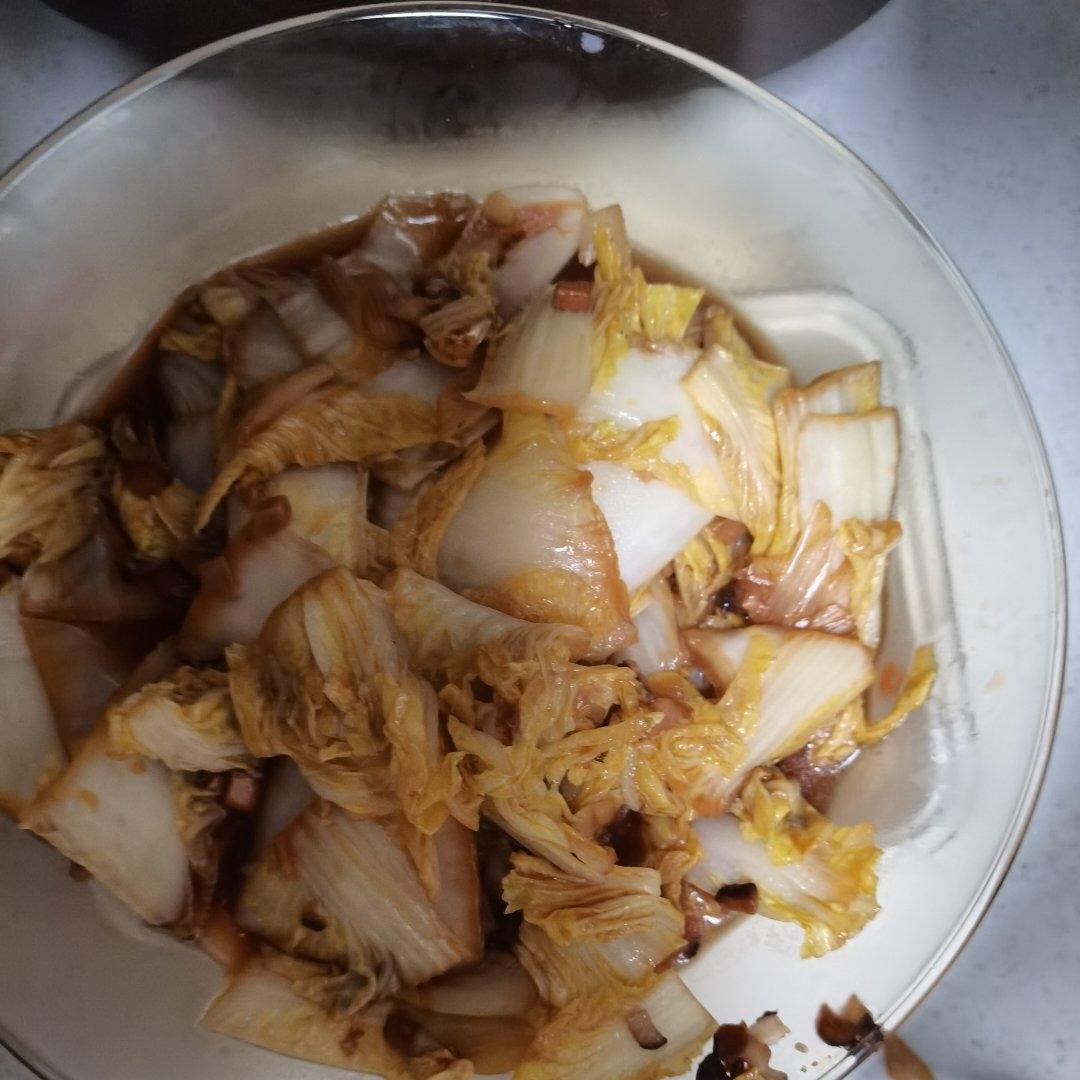 上班族的快手简单晚餐——醋溜白菜片