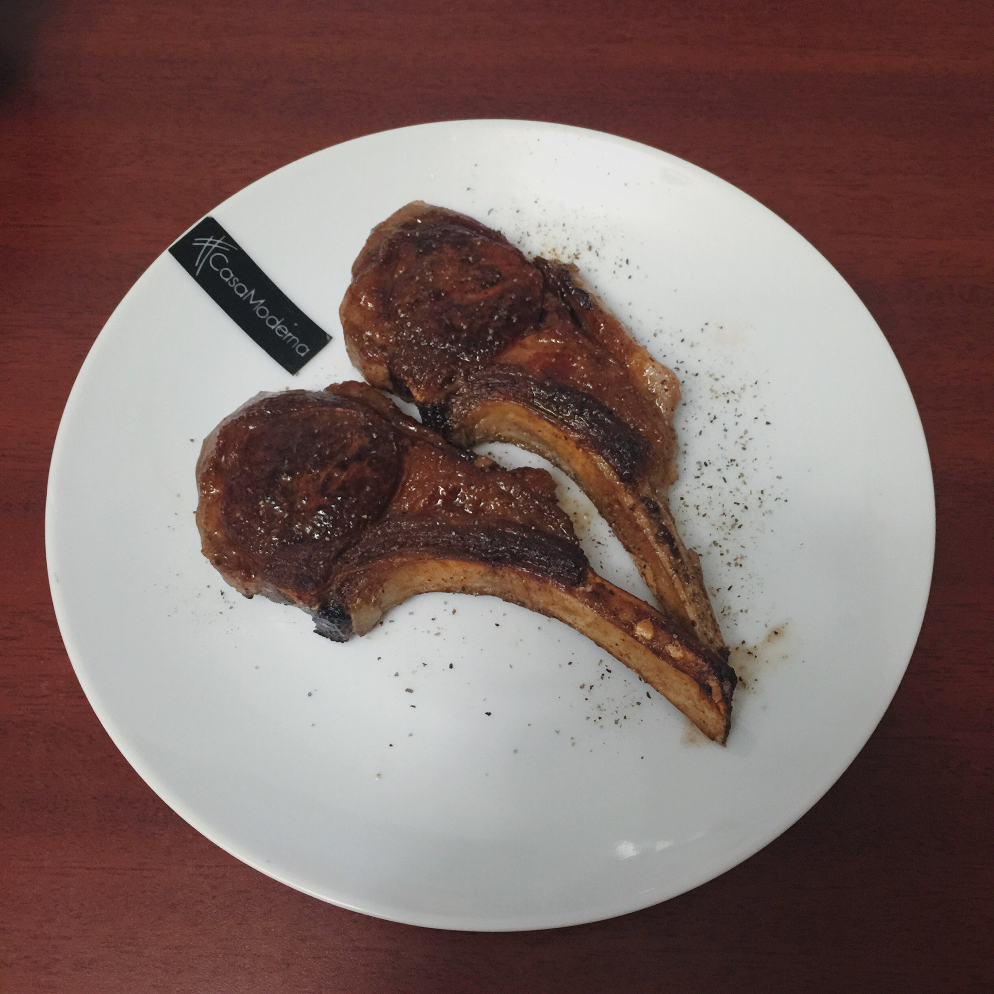 蒜香煎羊排