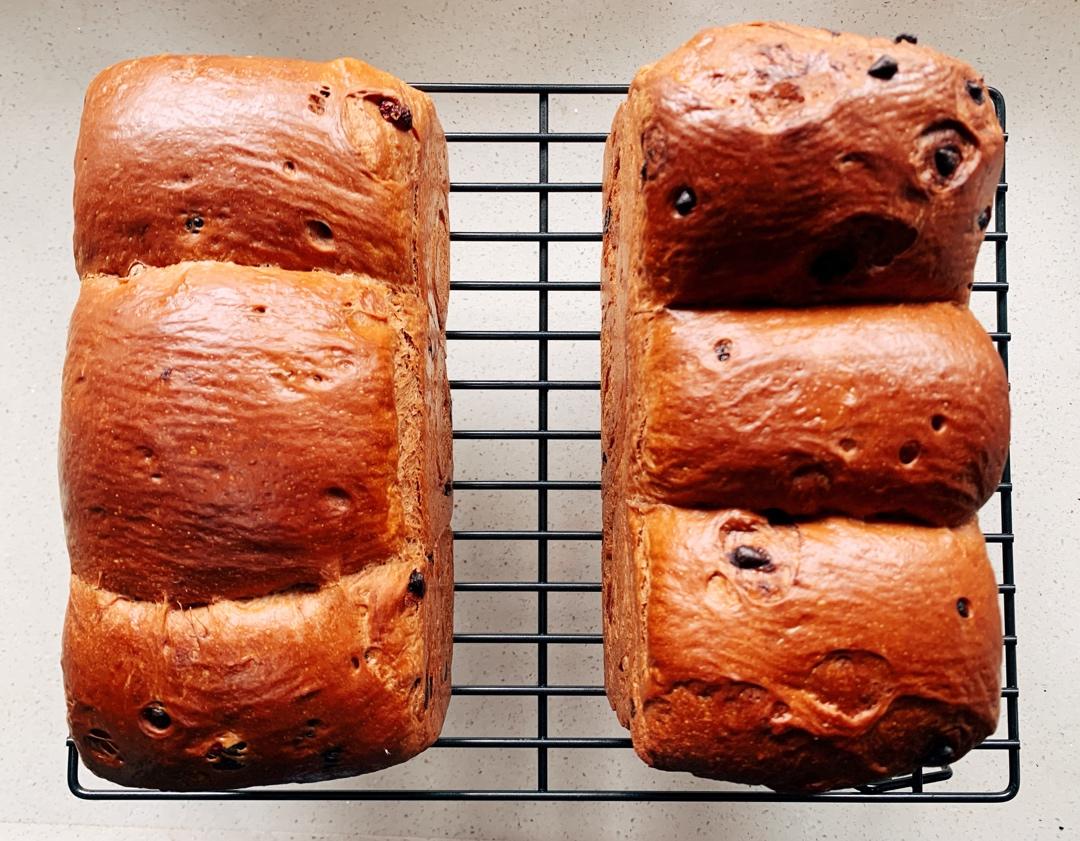 （70%中种法）巧克力蔓越莓吐司