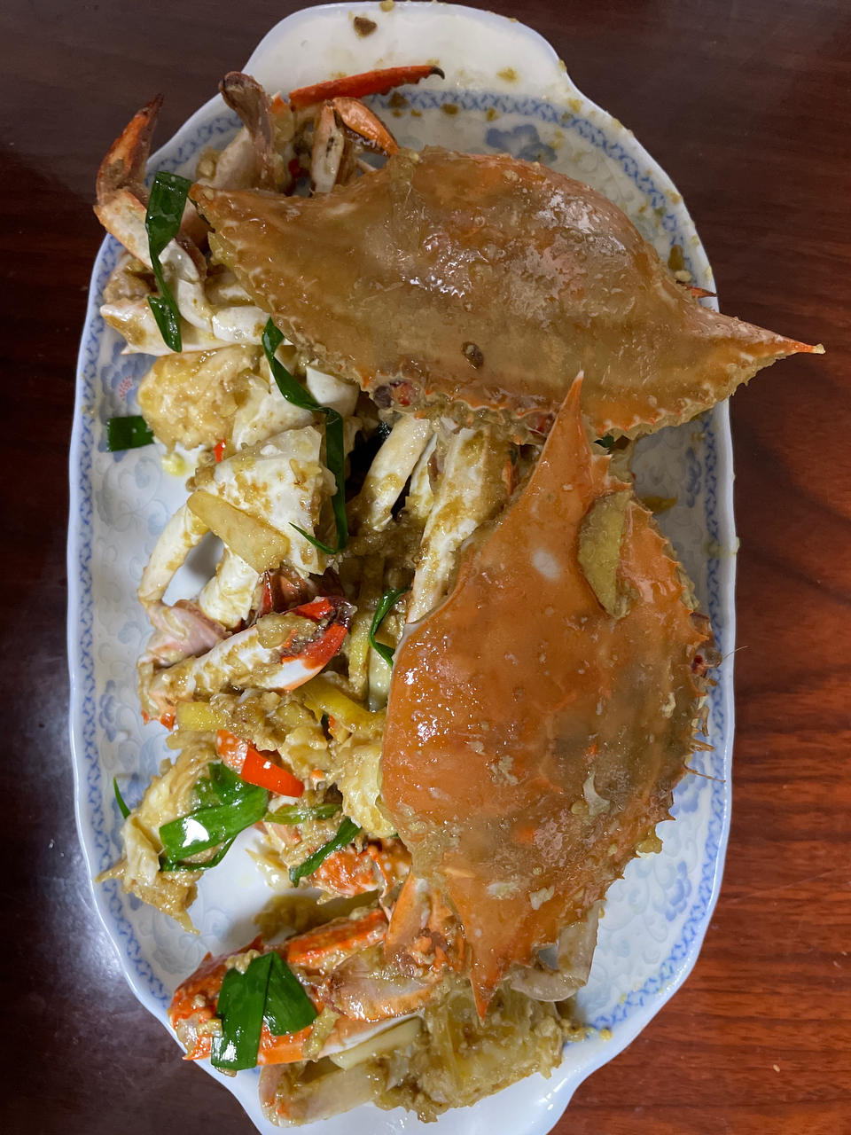 香爆梭子蟹