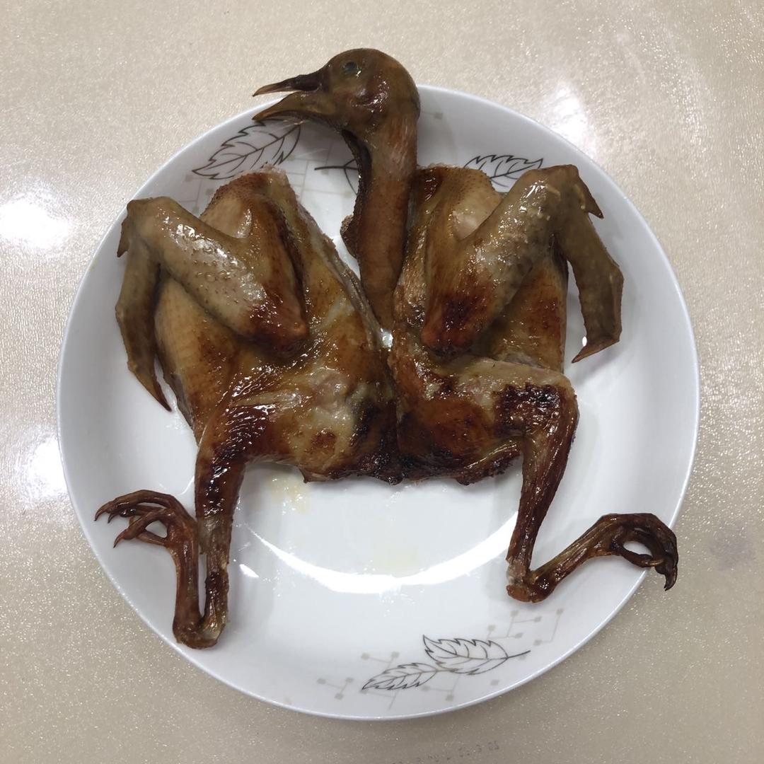 家庭版简易烤乳鸽