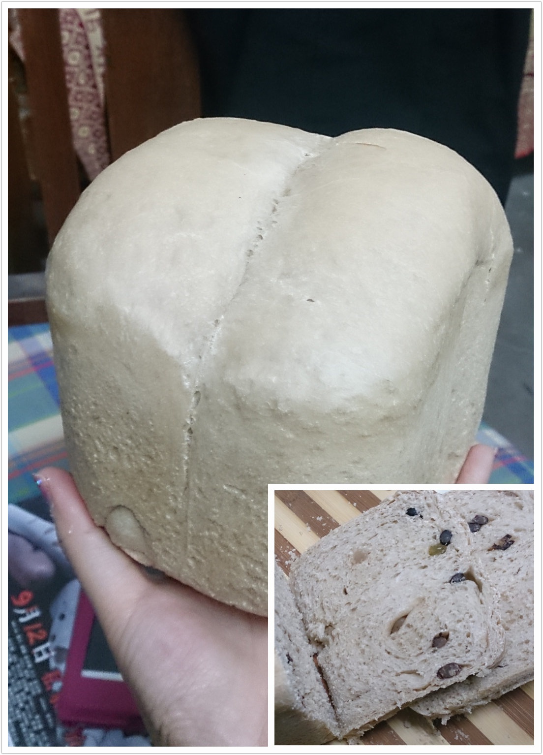 牛奶蜜豆吐司
