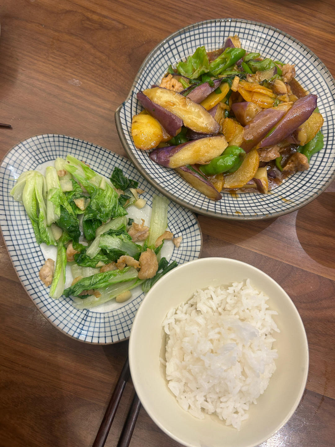 地三鲜（茄子，土豆，青椒）