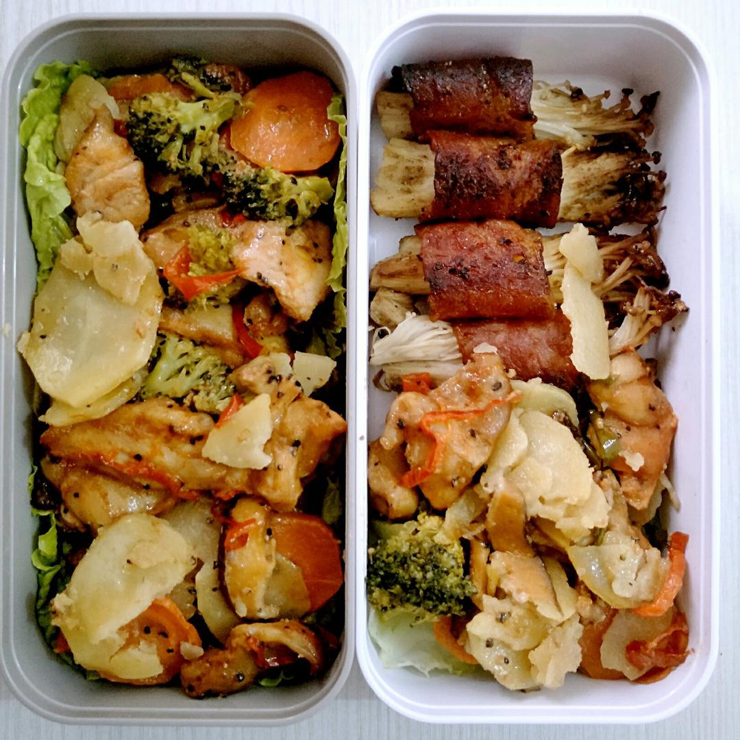 新奥尔良烤鸡腿土豆