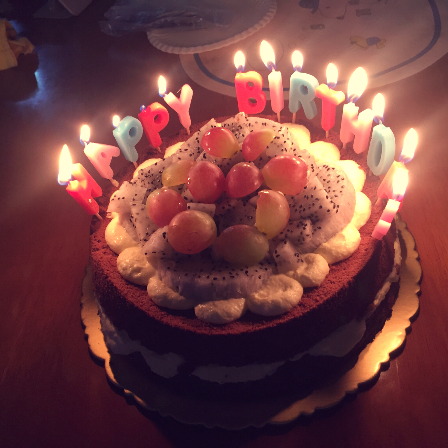 巧克力戚风裸蛋糕