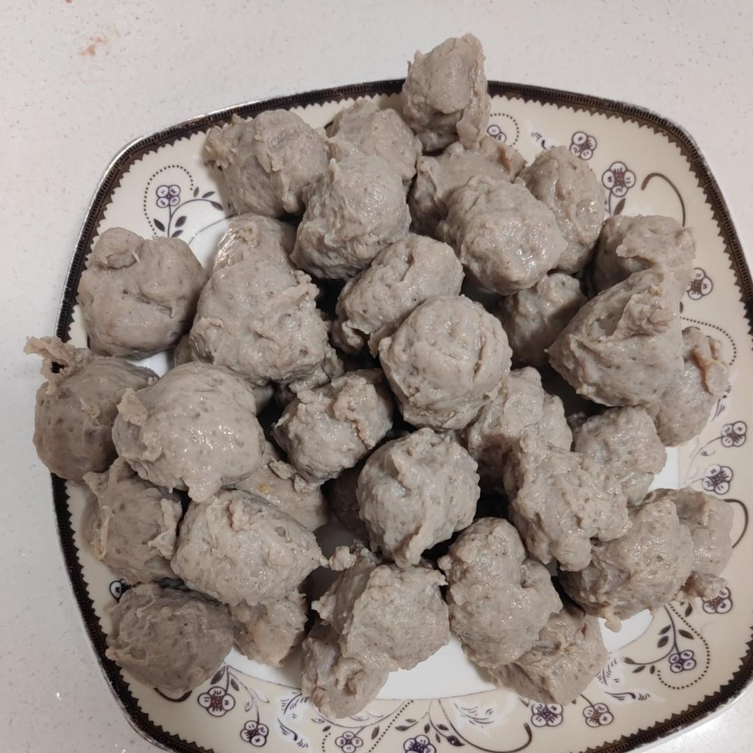 自制Q弹牛肉丸（搅拌机版）（不用手打也能上筋）