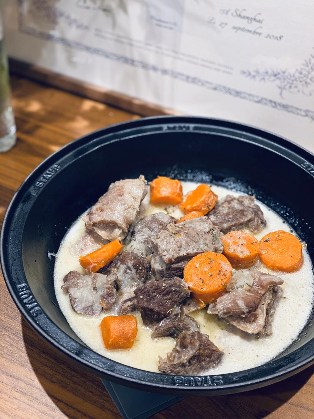【宅家法餐】白汁炖牛肉