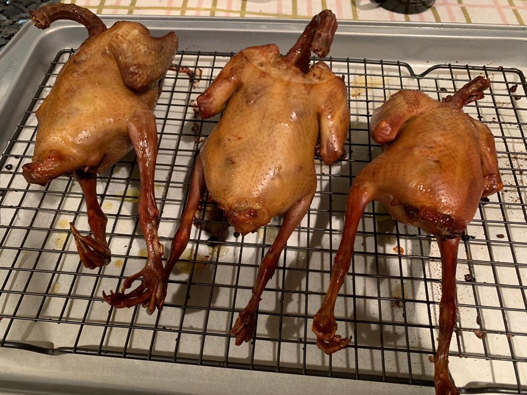 烤箱版脆皮乳鸽
