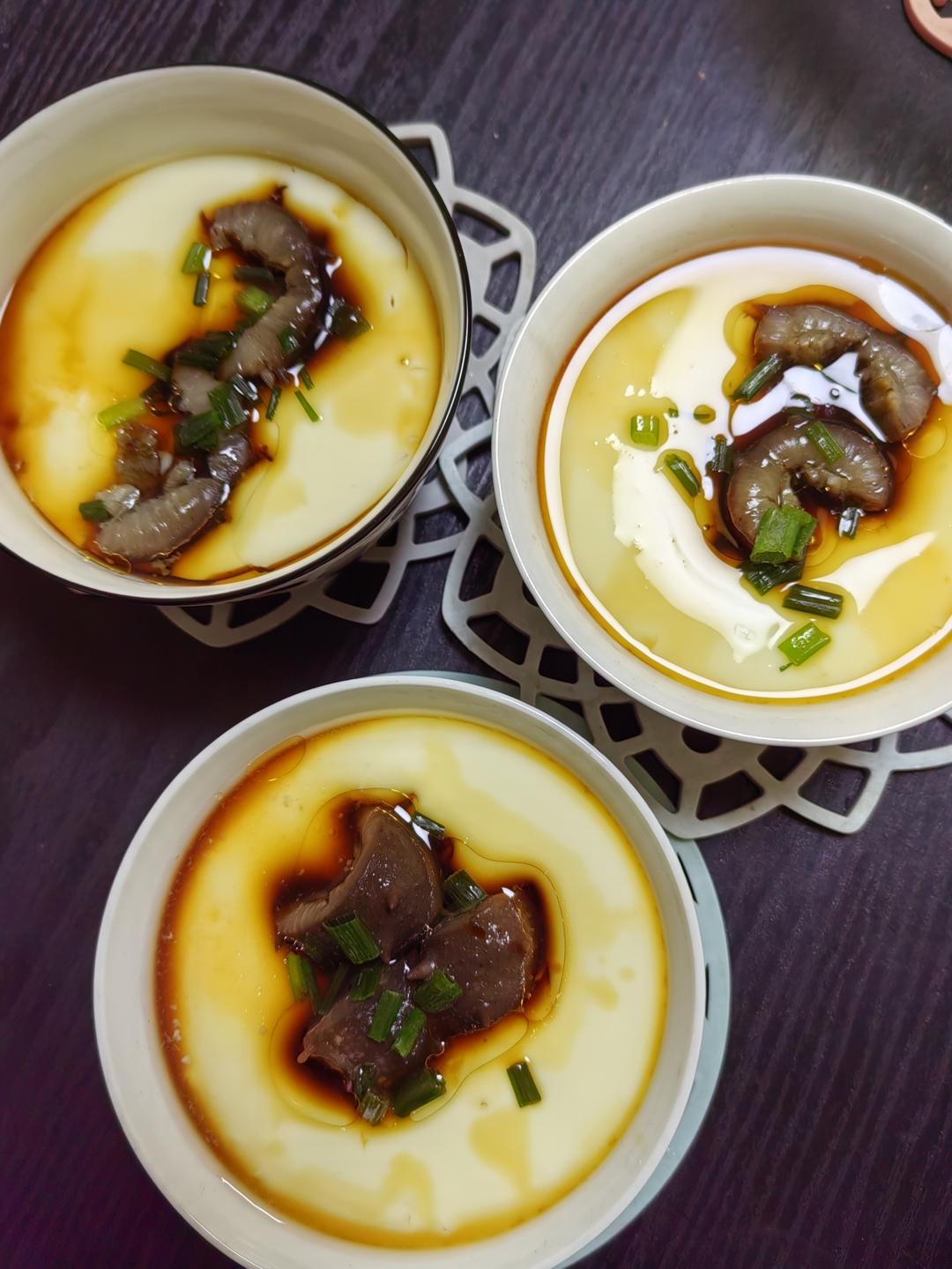 一碗美美的蒸水蛋（海参炖蛋）