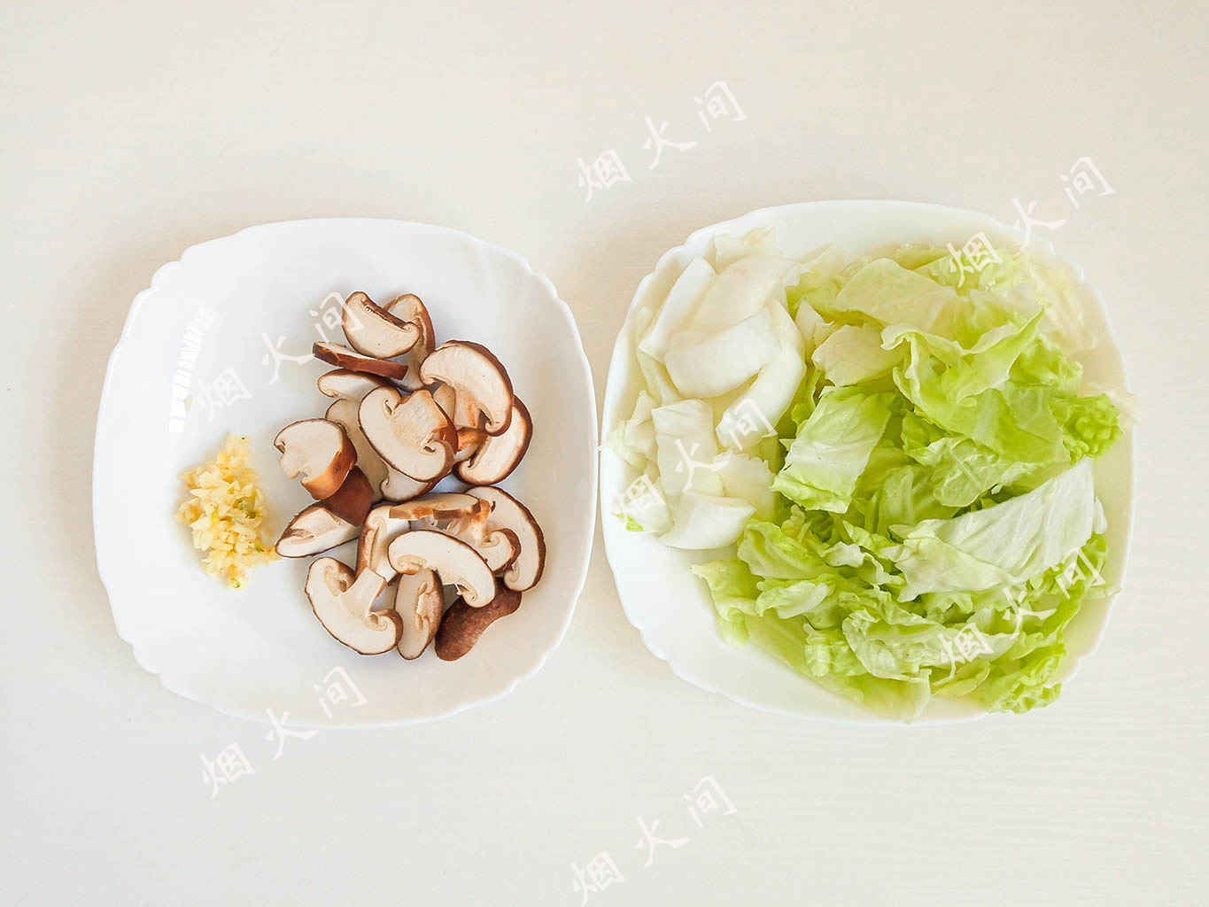 培根香菇大白菜｜简单快手下饭菜的做法 步骤1