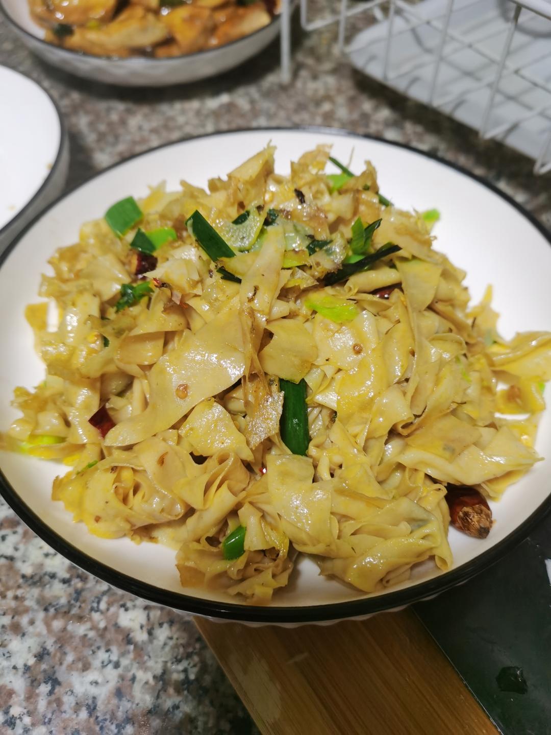 好吃下饭的炒豆皮