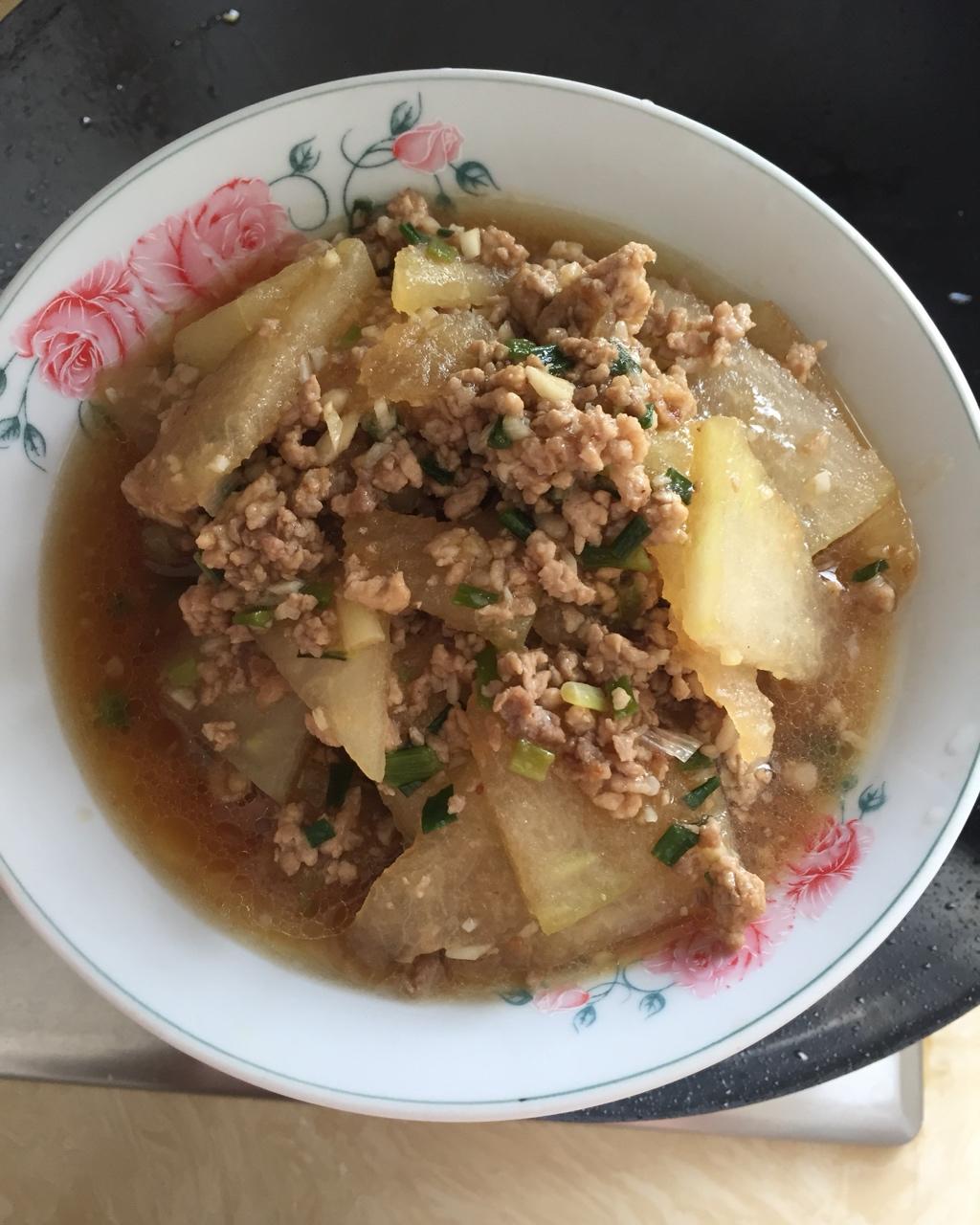 肉末炒冬瓜(超下饭)